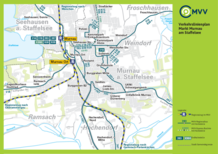Verkehrslinienplan Markt Murnau am Staffelsee