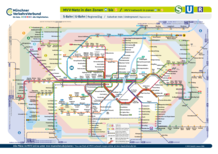 MVV-Netz in den Zonen M bis 5