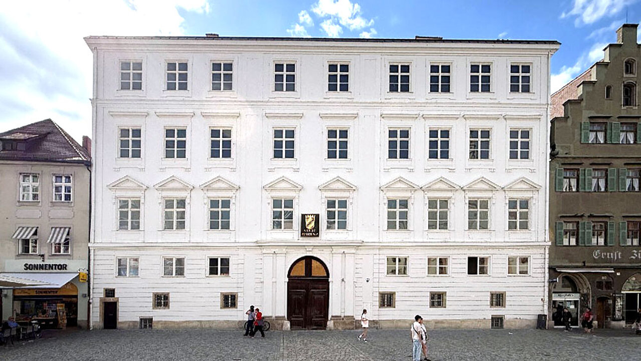Die Stadtresidenz Landshut am Altstadtplatz, das erste Renaissancepalais nördlich der Alpen.