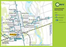 Verkehrslinienplan Markt Kaufering