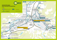 Verkehrslinienplan Markt Garmisch-Partenkirchen