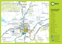 Verkehrslinienplan Stadt Ebersberg
