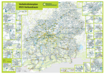 Verkehrslinienplan MVV-Verbundraum