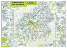 Verkehrslinienplan MVV-Verbundraum