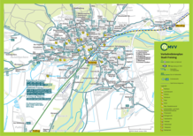 Verkehrslinienplan Stadt Freising