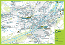 Verkehrslinienplan Stadt Landshut