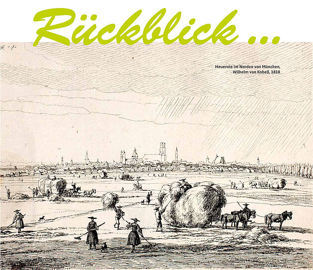 Heuernte im Norden von München, Wilhelm von Kobell, 1818
