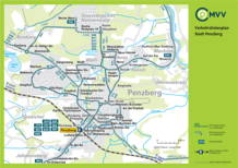 Verkehrslinienplan Stadt Penzberg