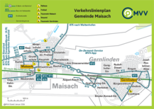 Verkehrslinienplan Gemeinde Maisach