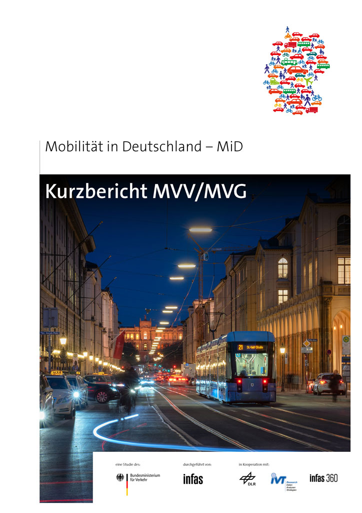 Mobilität in Deutschland 2023 (MiD) - Kurzbericht MVV/MVG